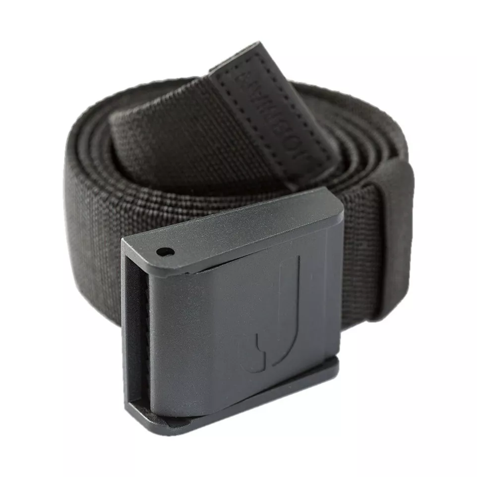 Riem stretch met anti-kras gesp zwart...
