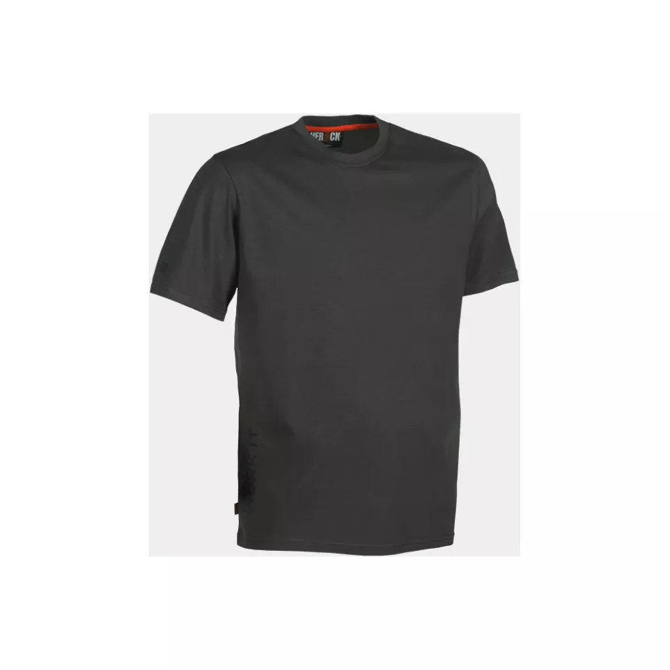 T-Shirt korte mouwen grijs Herock...