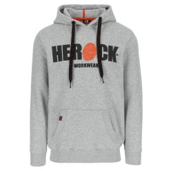 Sweat à capuche gris chiné Herock Hero XXL / PCE