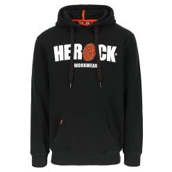 Hoodie zwart Herock Hero L / pce