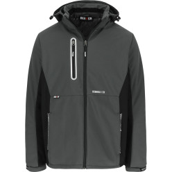 3-laags softshell jas grijs/zwart Herock Taris S / PCE