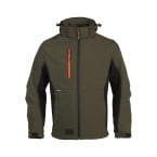 Veste softshell kaki/noir...