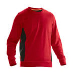 Sweatshirt col rond rouge...