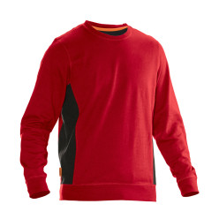 Sweatshirt met ronde hals rood Practical Line 5402 S / pce