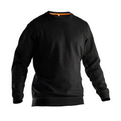 Sweatshirt col rond noir Practical Line 5402 M / pce