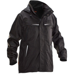 Veste softshell déperlente Jobman 1284 noir M / pce