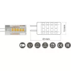 LED lamp G4  3,5W 320 Lm neutraal wit / pce