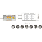 LED lamp G4  3,5W 320 Lm...