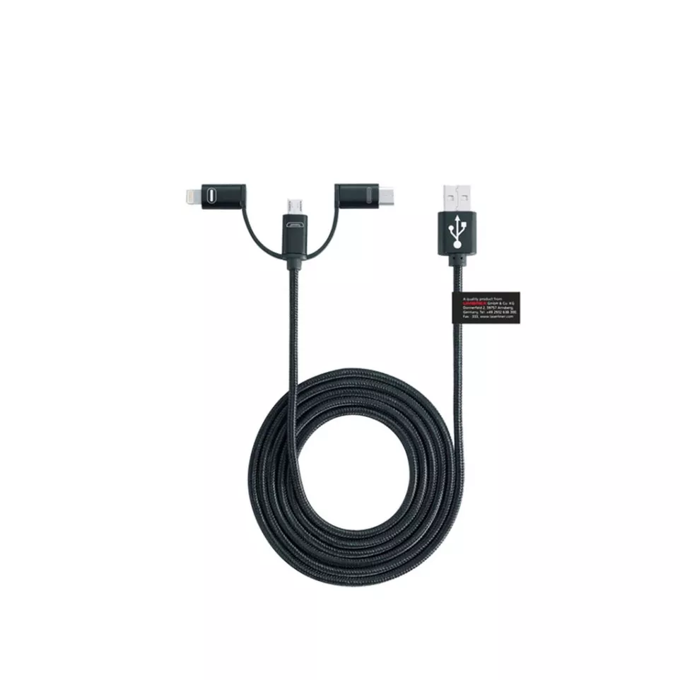 Multi USB Charging Cable 3-in-1 1.5M...