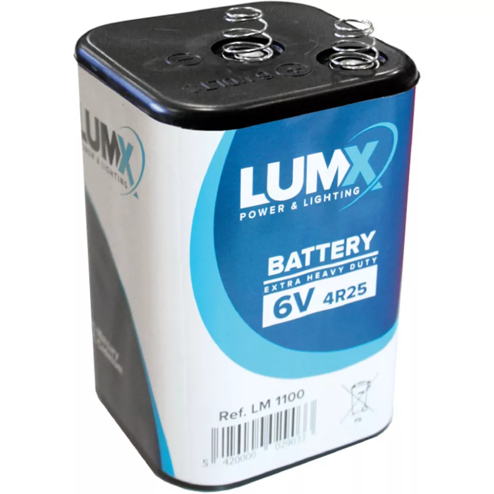 Batterij 6V 9Ah voor bouwlamp / pce