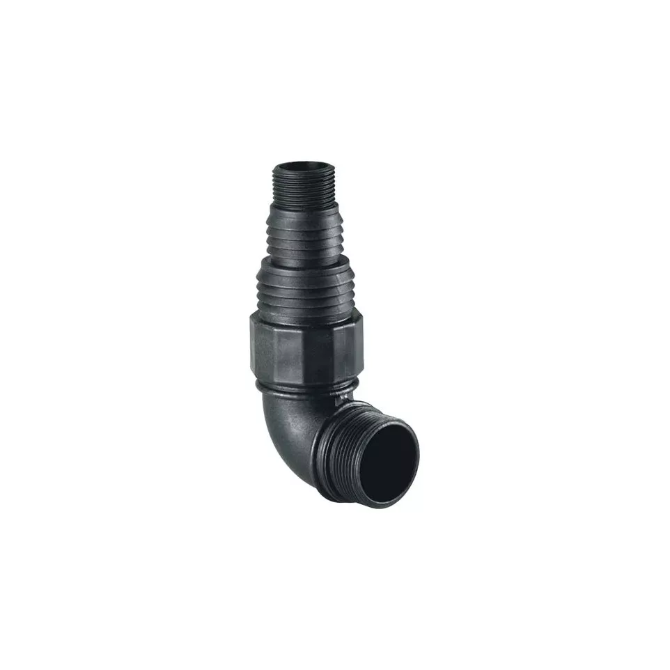 1 1/2" M elleboog fitting + 32 tot...
