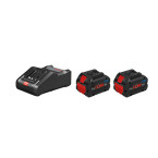 Bosch 18 V lader + 2 Bosch...