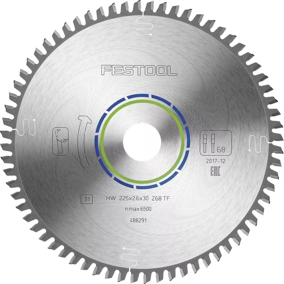 Lame Festool 225x2,6 Z68 pour CS 70 /...