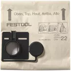 sacs Filtre Festool pour aspirateur CT 22 / 5pce