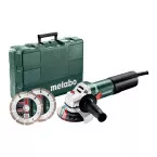 Meuleuse Metabo en coffret WEQ 1400-125 SET / pce