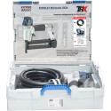 Cloueuse Kit Pro B18/50-A1 minibrads en L-BOXX avec tuyau 5m, raccords rapides et consommables / pce