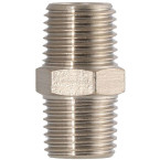 1/4" dubbele nippel / PCE