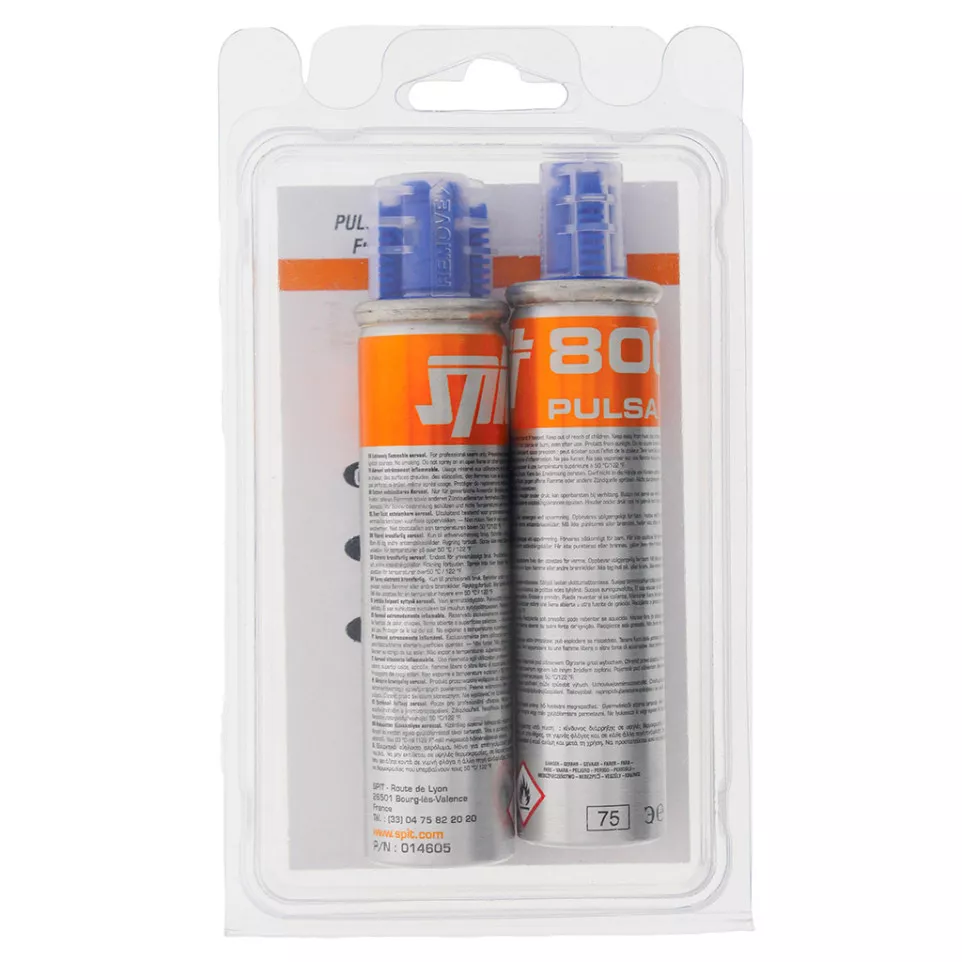 2 gas cartridges for Spit Pulsa 800 / pc