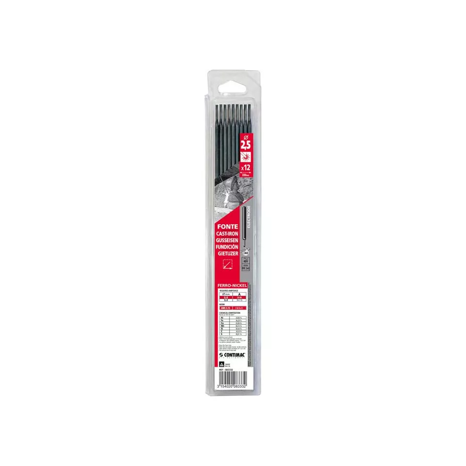 électrodes pour fonte Ø2,5mm / 11pce