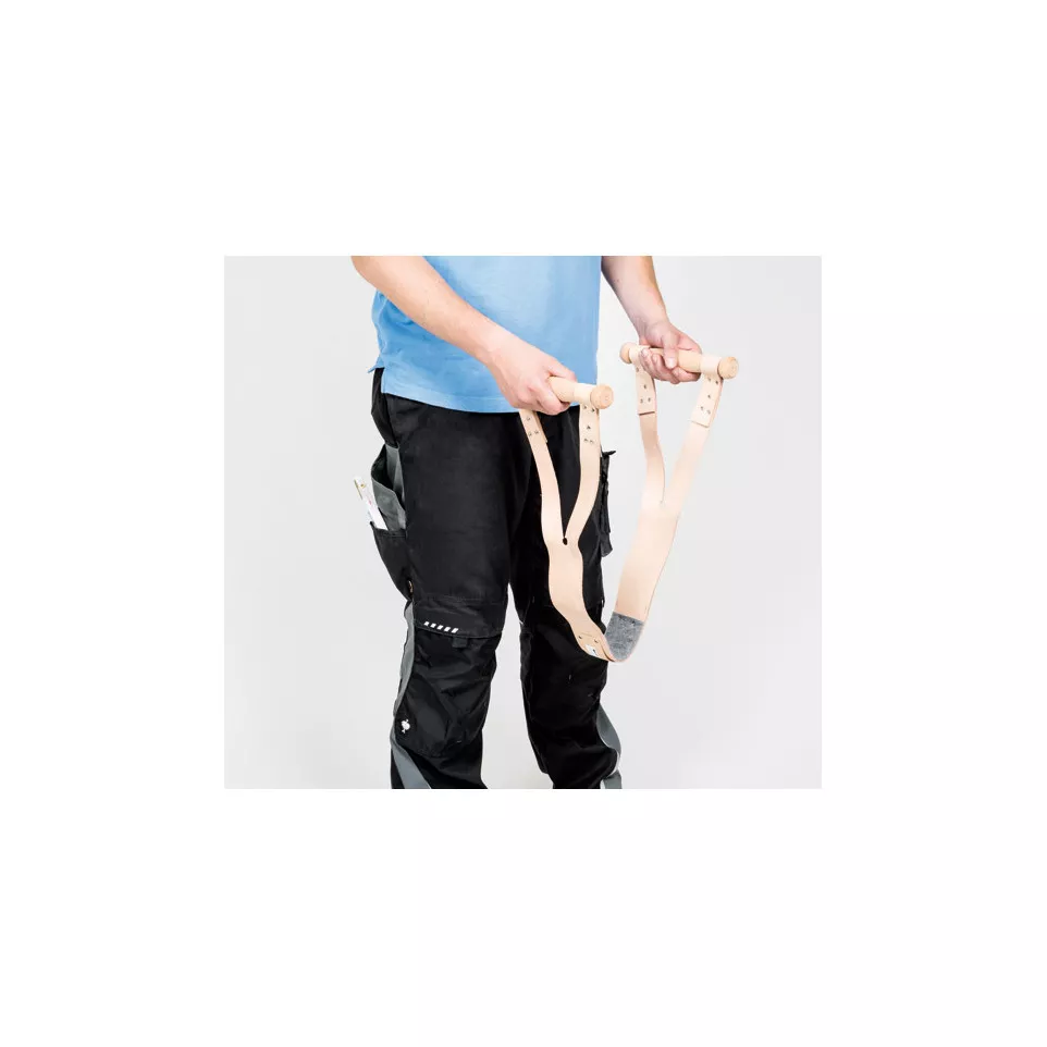 Leather Glass Carrier Strap / pc