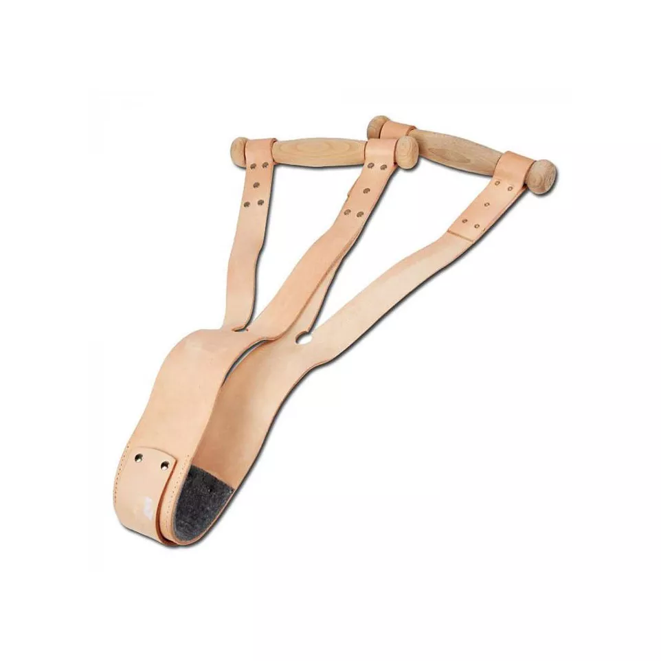 Leather Glass Carrier Strap / pc