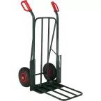 Diable acier roue gonflable  250kg + bavette repliable / pce
