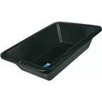 Rectangular Black PE Mortar Tub per piece