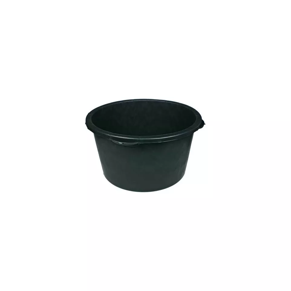 Black Plastic Mortar Tub 65 L / pc