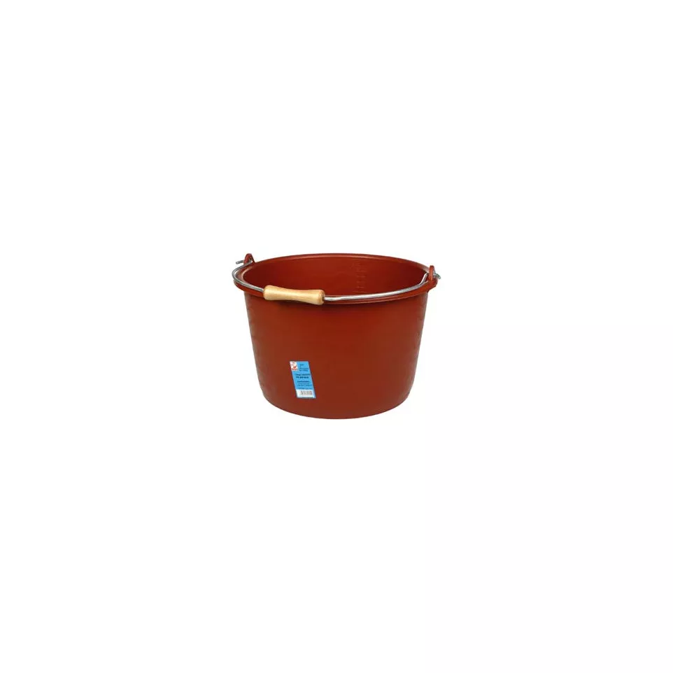 Mason’s bucket with metal eyelets and...