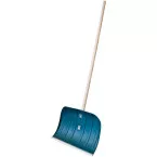 Polypro sneeuwschuiver 500x390mm met houten handvat / pce