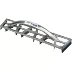 Rabot à plâtre en aluminium à 8 lames / pce
