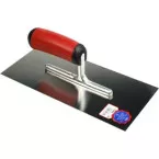 Stainless Steel Plastering Trowel with Soft Grip Handle / pc