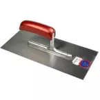 Plakspaan met gebogen houten steel / pce