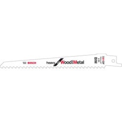 Bosch PRO Window Demolition S611DF Reciprocating Saw Blades for Wood and Metal 150mm Pack of 25