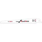  zaagbladen voor Bosch S611DF reciprozaag voor hout en metaal 150mm / 25pce