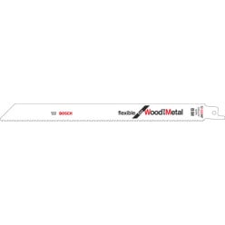 Bosch S1122HF Flexible Reciprocating Saw Blades for Wood and Metal 225mm Pack of 5