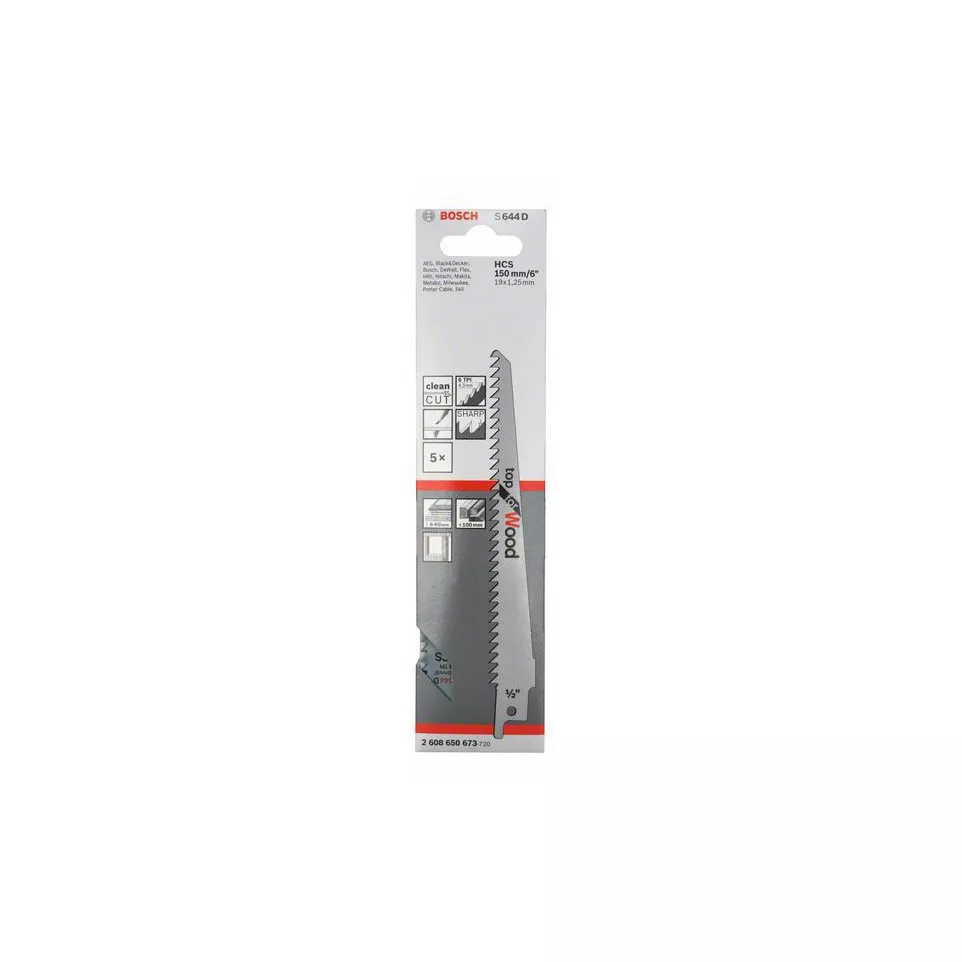 zaagbladen voor Bosch S644D...