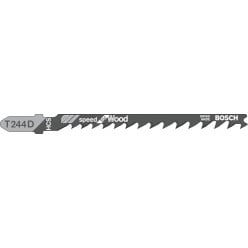 Decoupeerzaagbladen Bosch T244D / 5pce