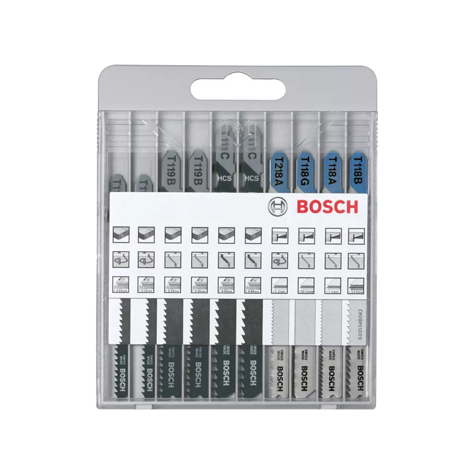 Set of 10 Bosch Jigsaw Blades for...