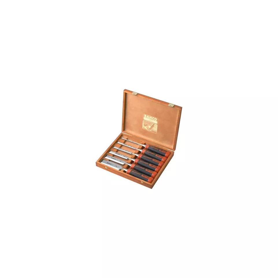 Jeu de 6 Ciseaux à bois (en coffret...