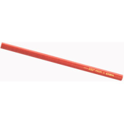 Crayon rouge  de Menuisier 18cm / pce
