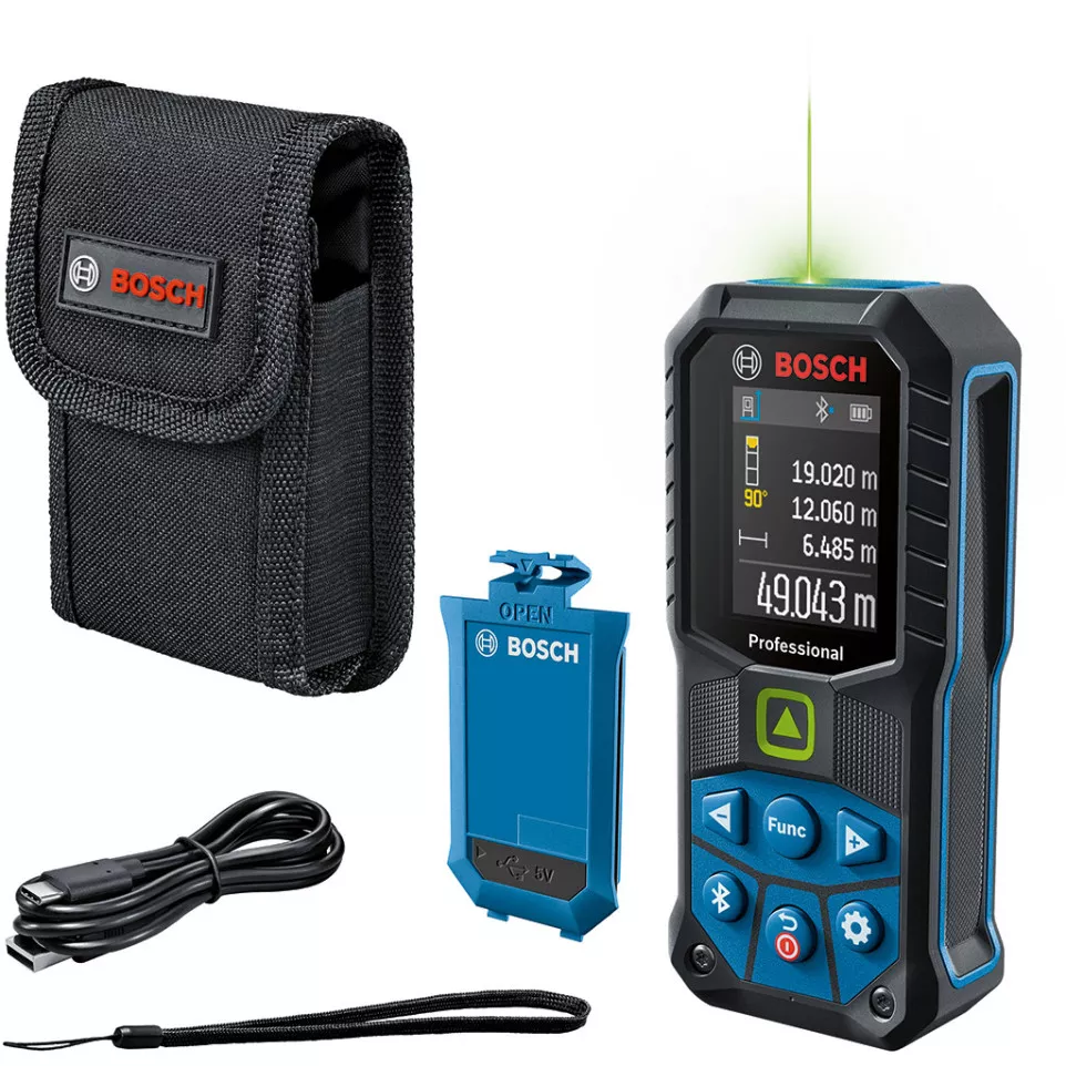 Télémètre laser vert Bosch GLM 50-27...