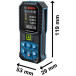 Télémètre laser vert Bosch GLM 50-27 CG / pce