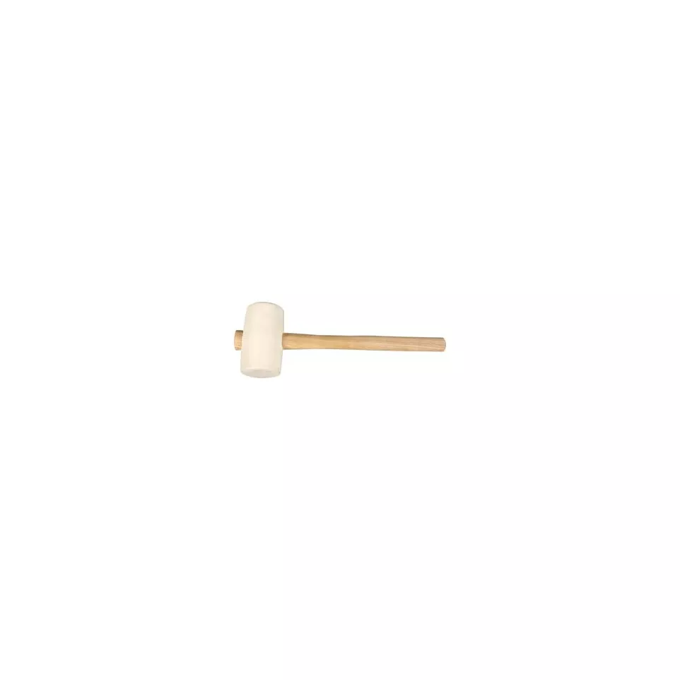 Maillet en caoutchouc blanc / pce