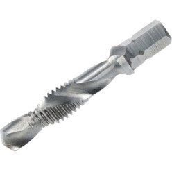 Universele combinatie kraan 1/4" schacht M10 / pce