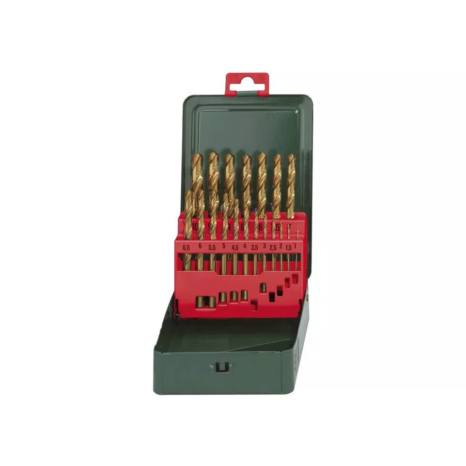 Metabo HSS-TiN Drill Bit Set 19...