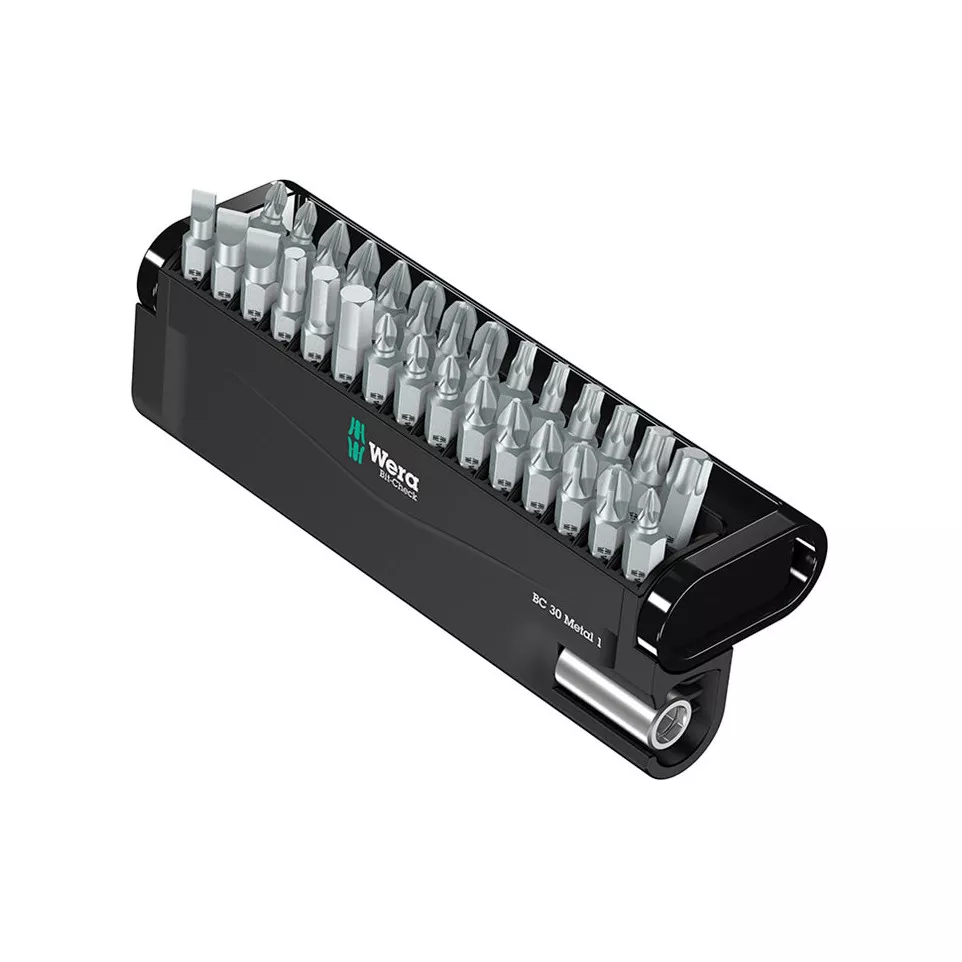 Wera set van 30 bits voor metaal / pce
