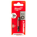 Schroevendraaierbit voor Milwaukee Shockwave PZ3 slagschroevendraaier 50mm / pce