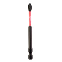 Embout de vissage pour visseuse à chocs Milwaukee Shockwave PZ2 90mm / pce