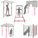 Multi-Purpose Telescopic Prop Double Safety 60 to 100cm per piece